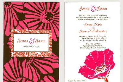 Wedding invitation