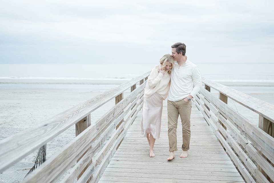 Folly Beach Engagement