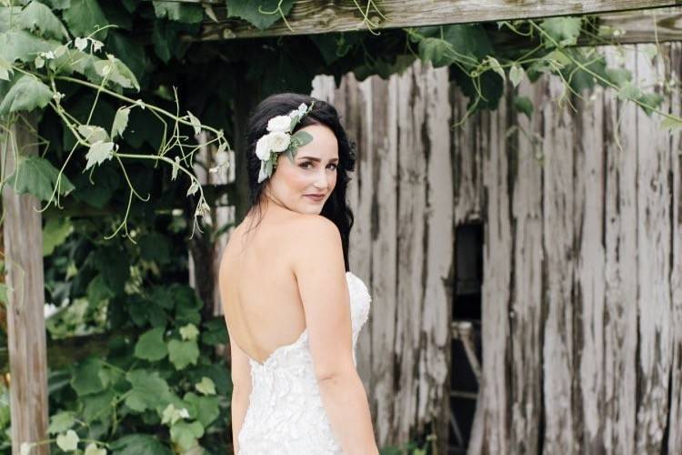 Floral hairpiece