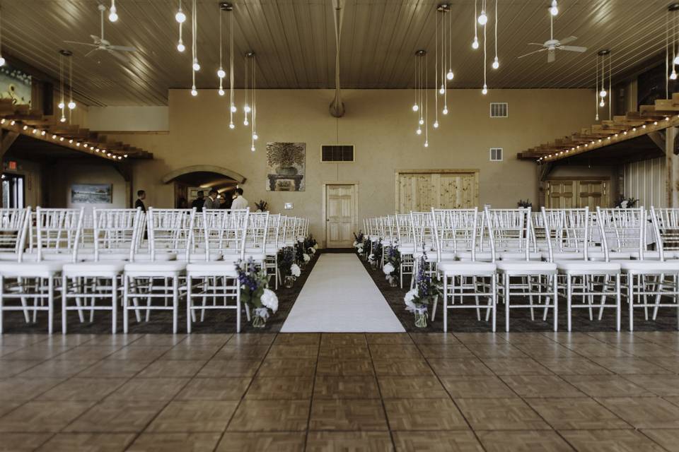 Banquet hall set