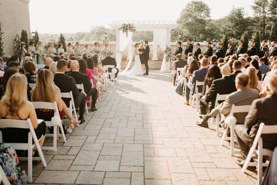 Ceremony Seating for 200+