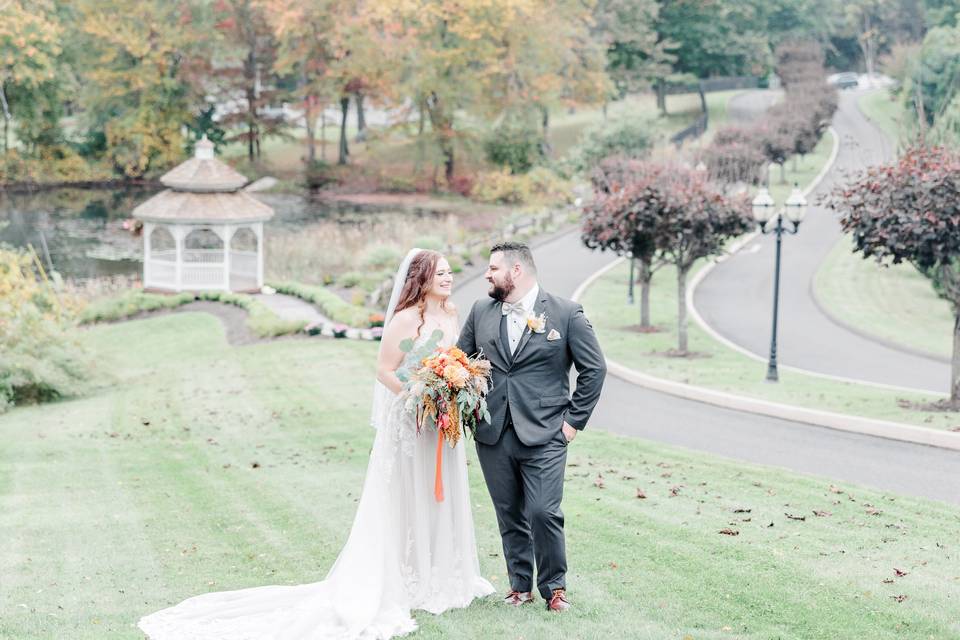 Courtyard Bridal Portraits