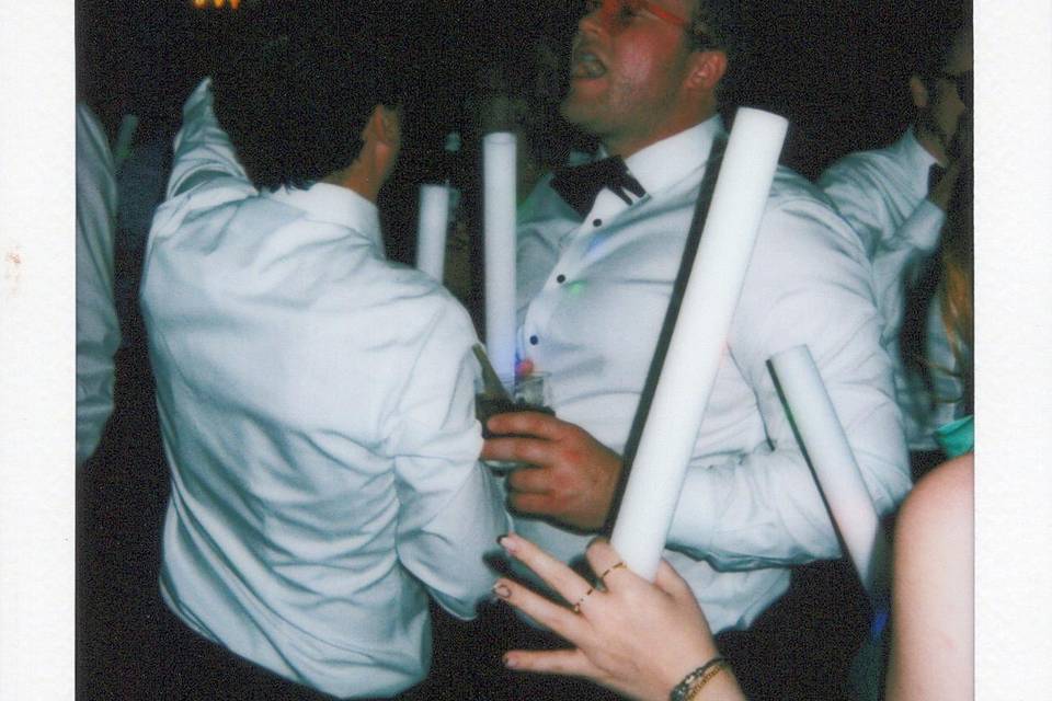 Guests on dancefloor