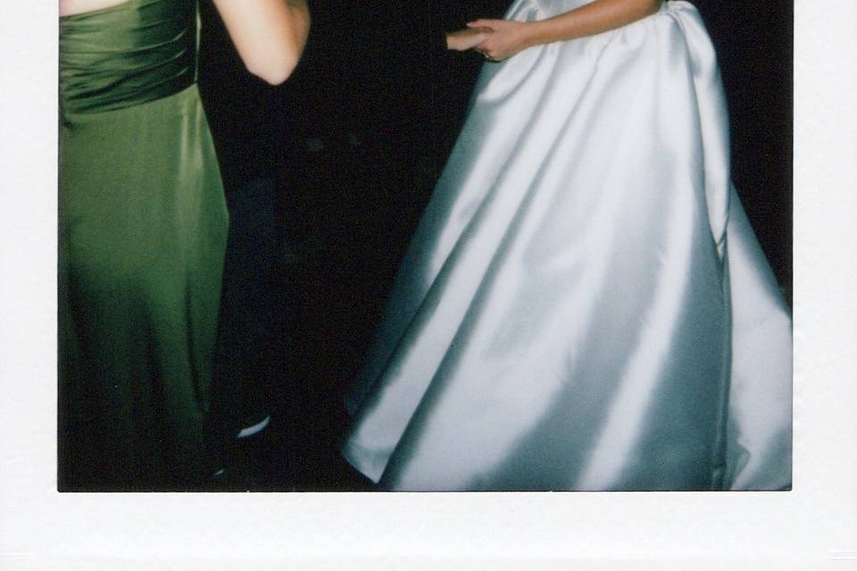 Bride dancing