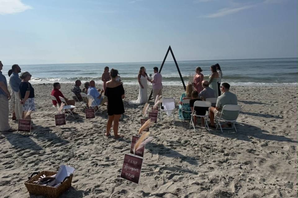 The ceremony