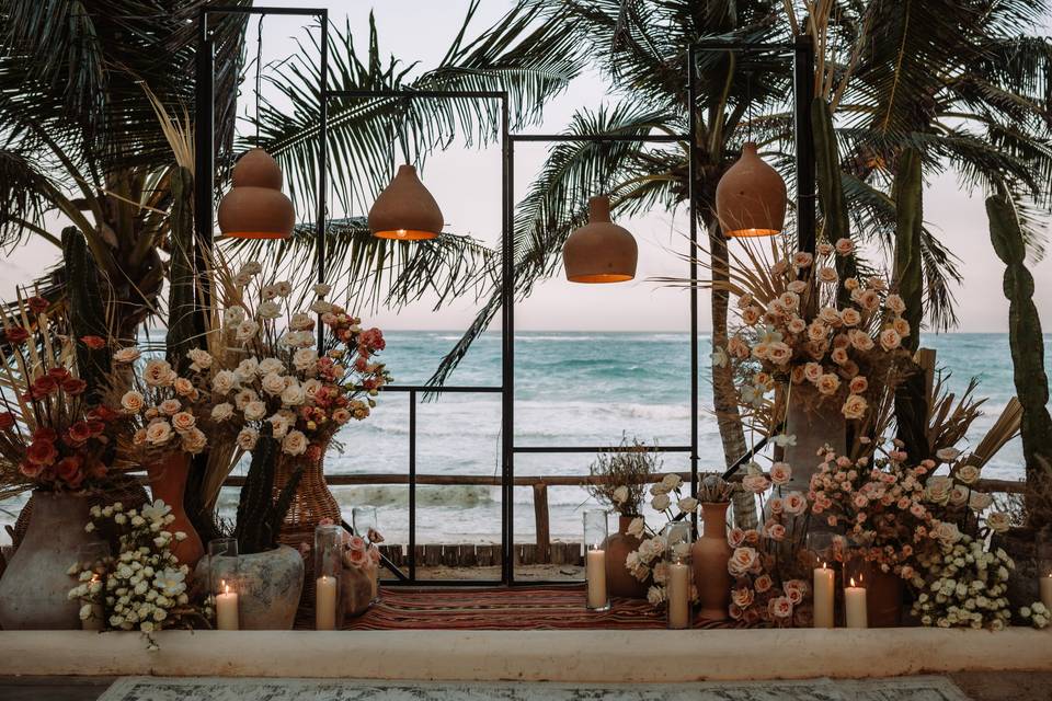 Boho Wedding in Riviera Maya