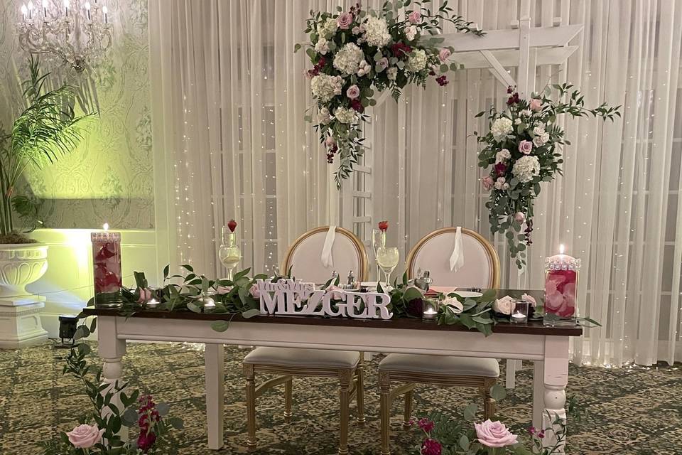 Sweetheart table