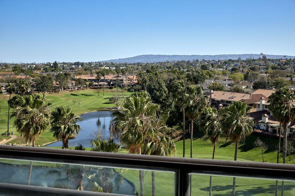 Balcony golf view