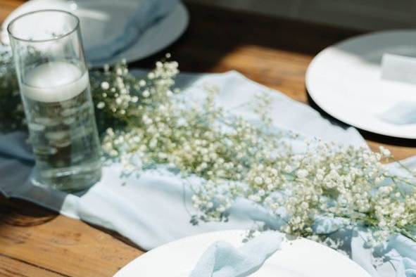 Blue Tablescape