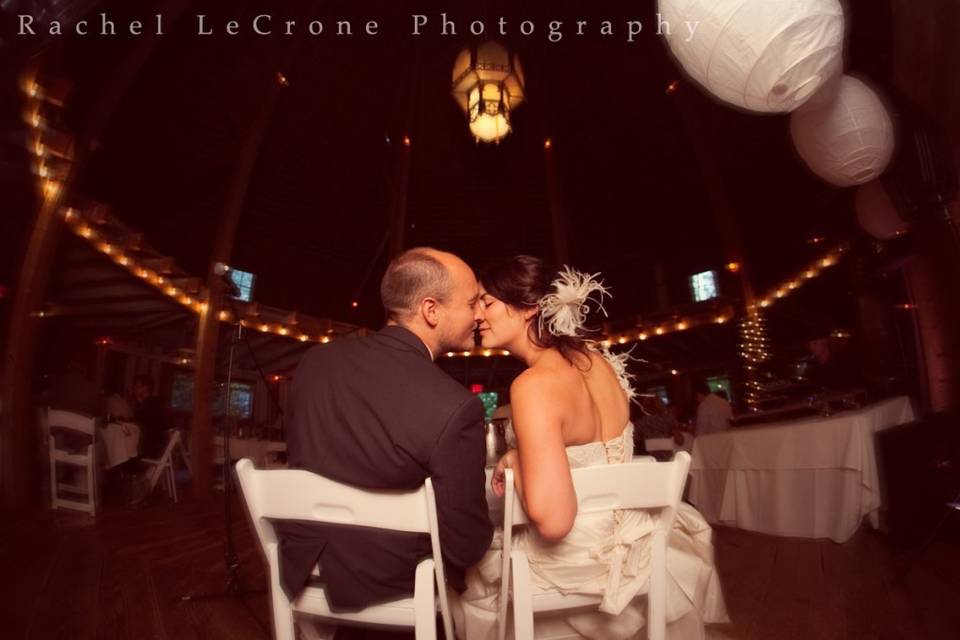 Sweetheart Table in the Octagonal Barn, McMenamins Cornelius Pass Roadhouse