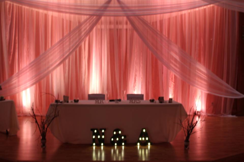 Sweetheart table