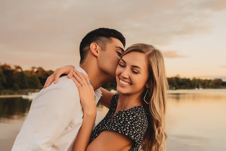 White Rock Lake Engagement