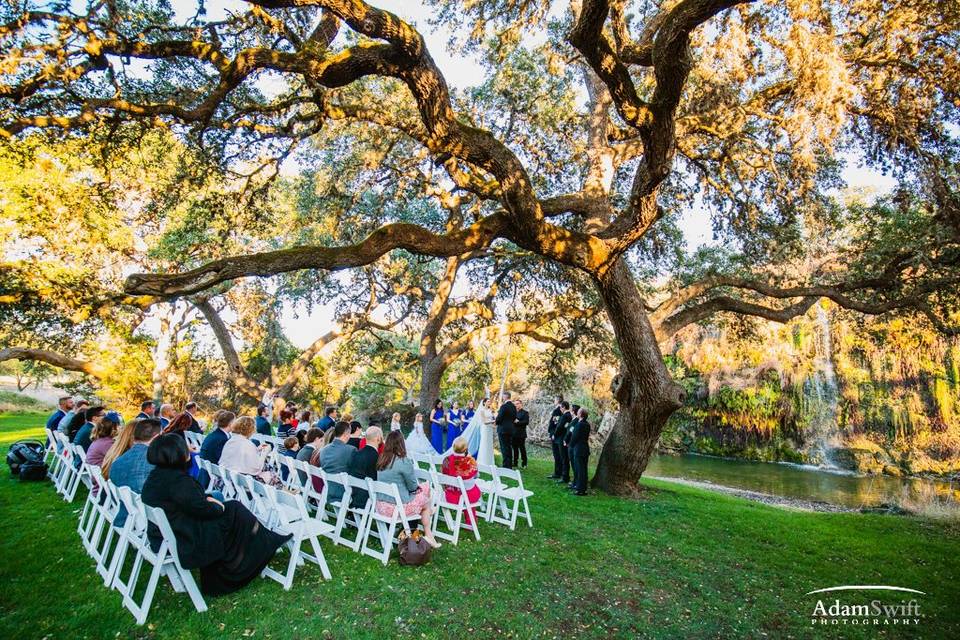 Small Waterfall Ceremony