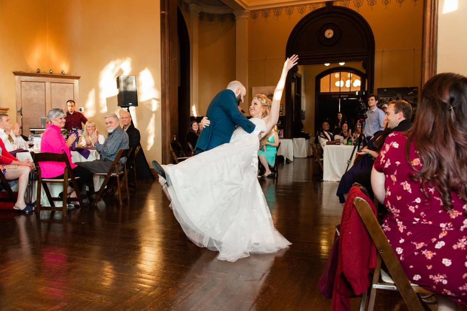 Couple dancing