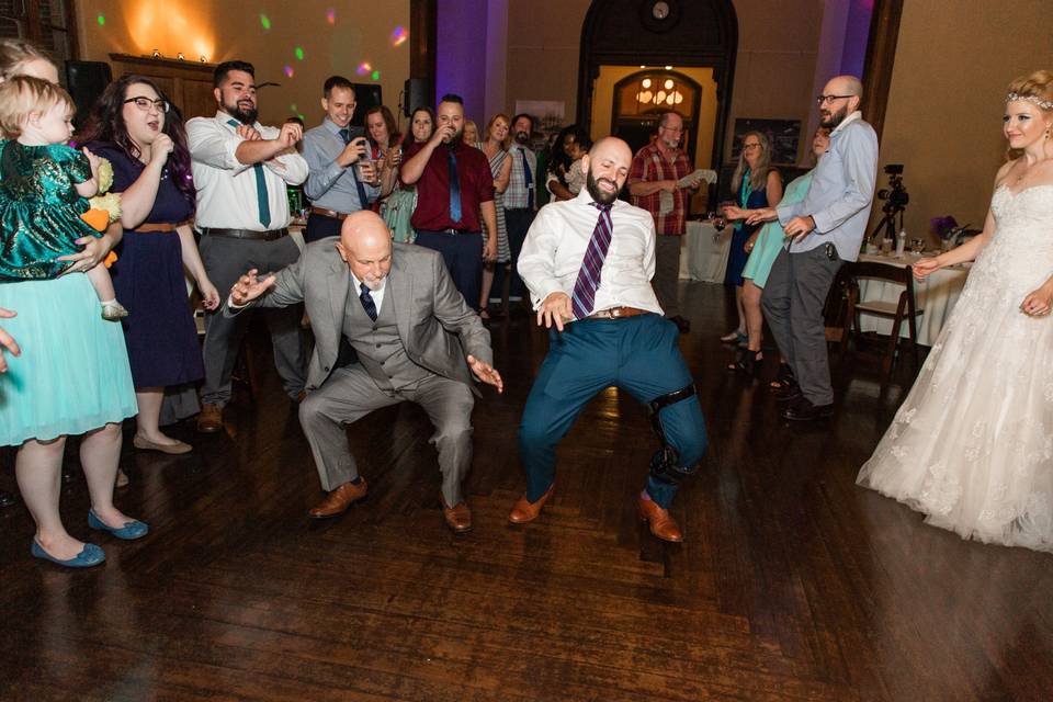 Good time on the dance floor