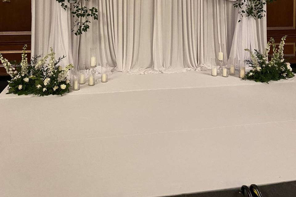 Ceremony backdrop