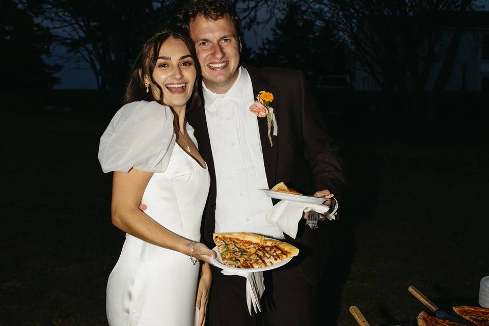 Reception tent