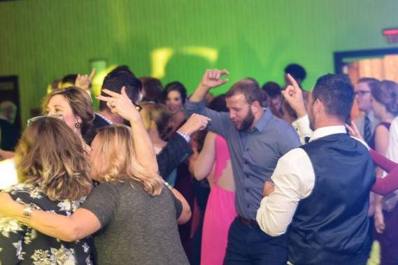 Wedding dance party