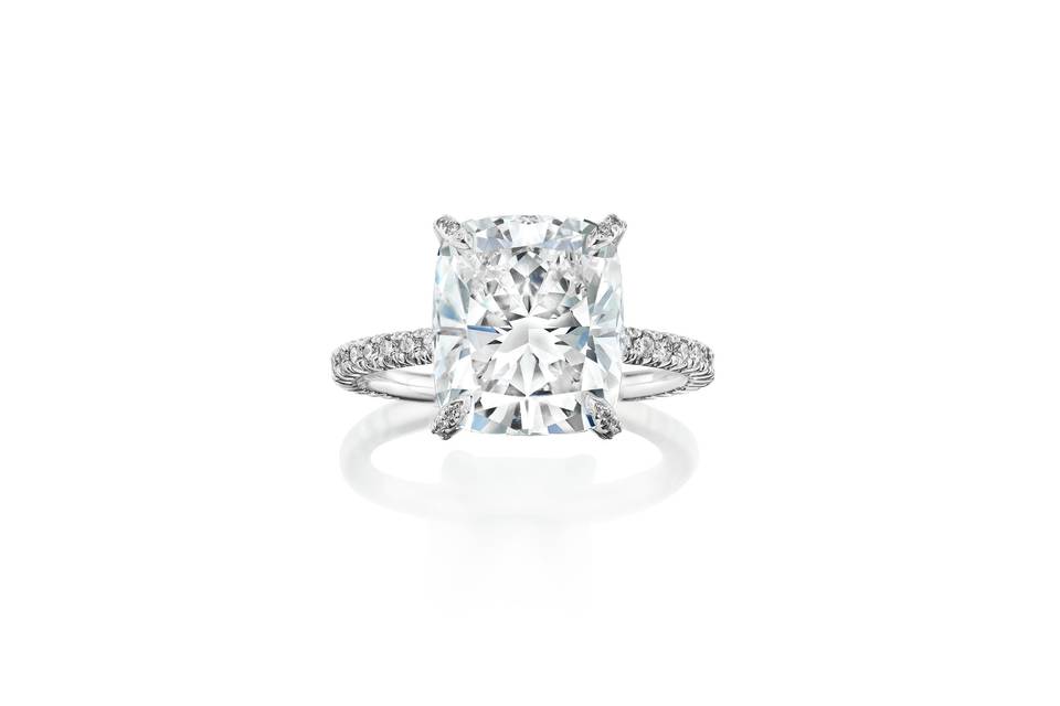 5 carat Cushion Edalati Ring