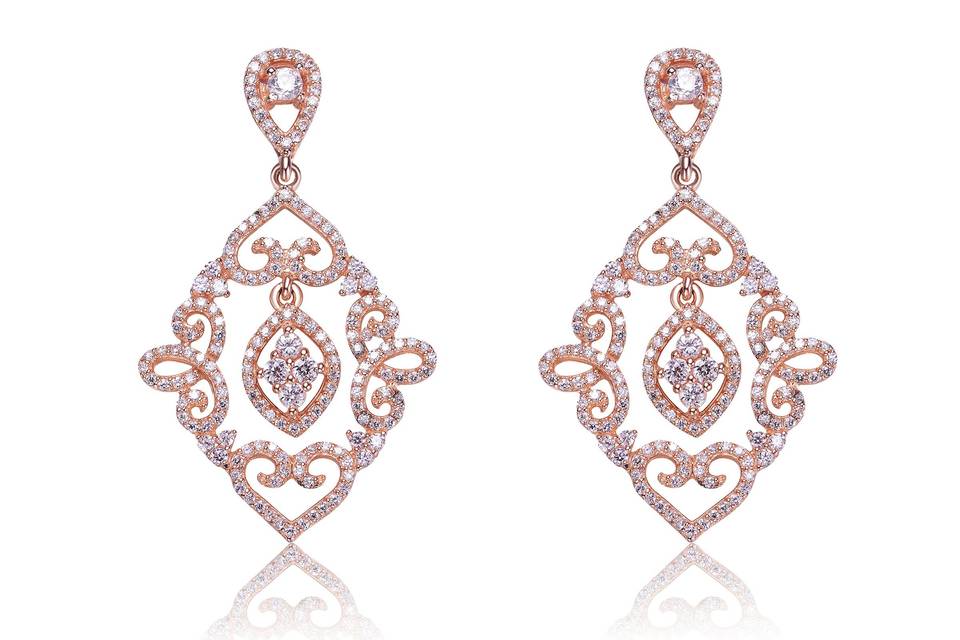 Victorian Teardrop EarringThese elegant earrings give beautiful sparkle to any outfit.