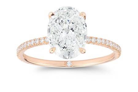 The Douglas Elliott Oval Cut Solitaire Setting