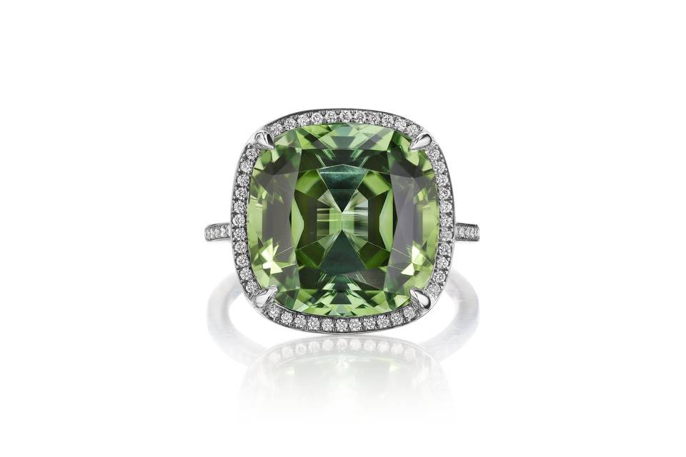 11.47 carat Mint Green Tourmal