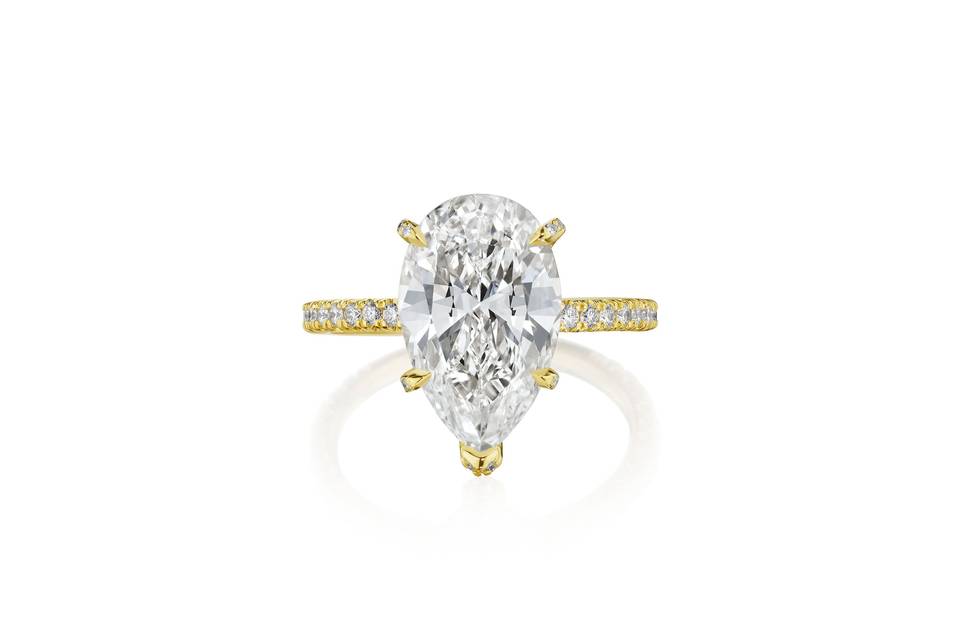 5 carat Pear Shape Diamond Iry