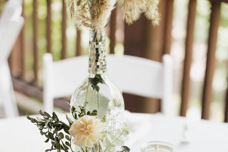 Disco Wedding Table Decor