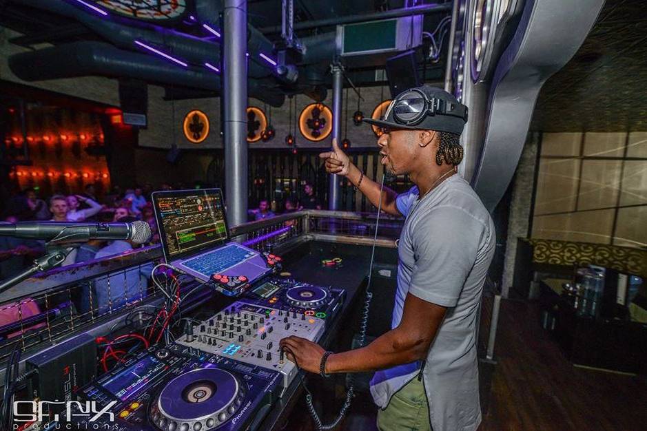 DJ on his station