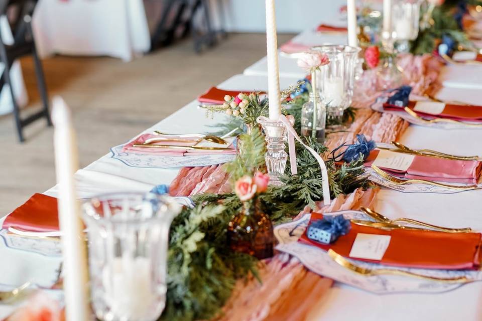 Sample place setting