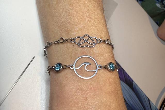 Bracelets stacked