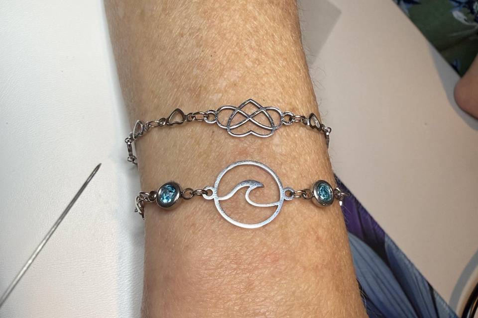 Bracelets stacked