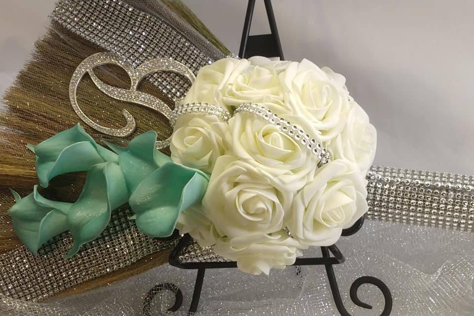 Signature Lily™ Wedding Broom