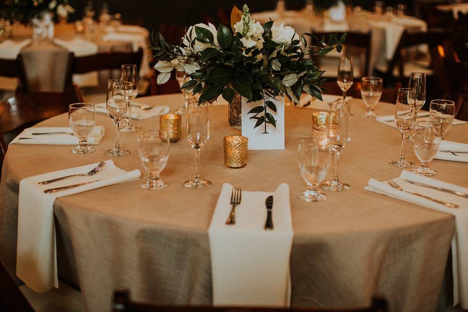 Vibrant table setting