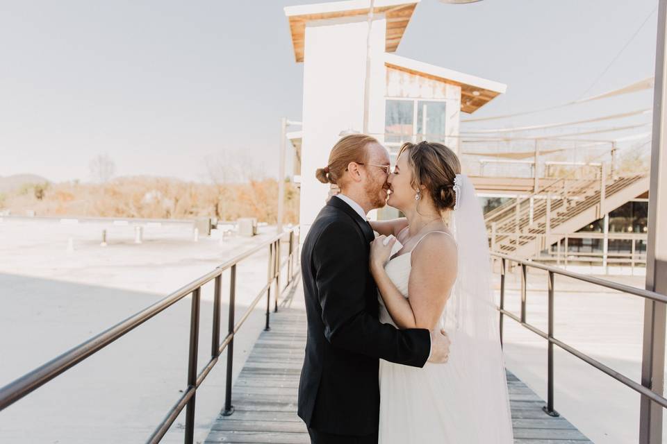 Rooftop First Kiss