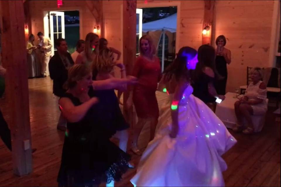 Bride on the dancefloor