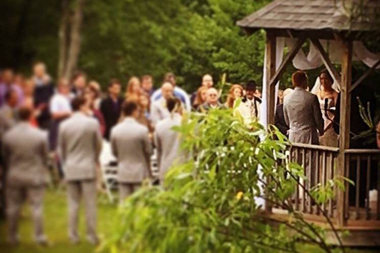 Outdoor wedding