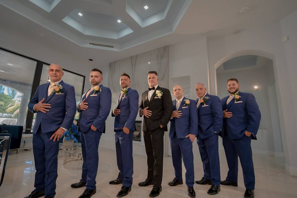 Intimate and romantic wedding
