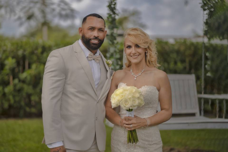 Intimate and romantic wedding