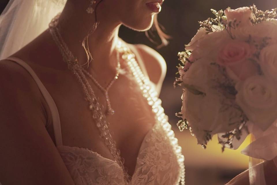 Intimate and romantic wedding
