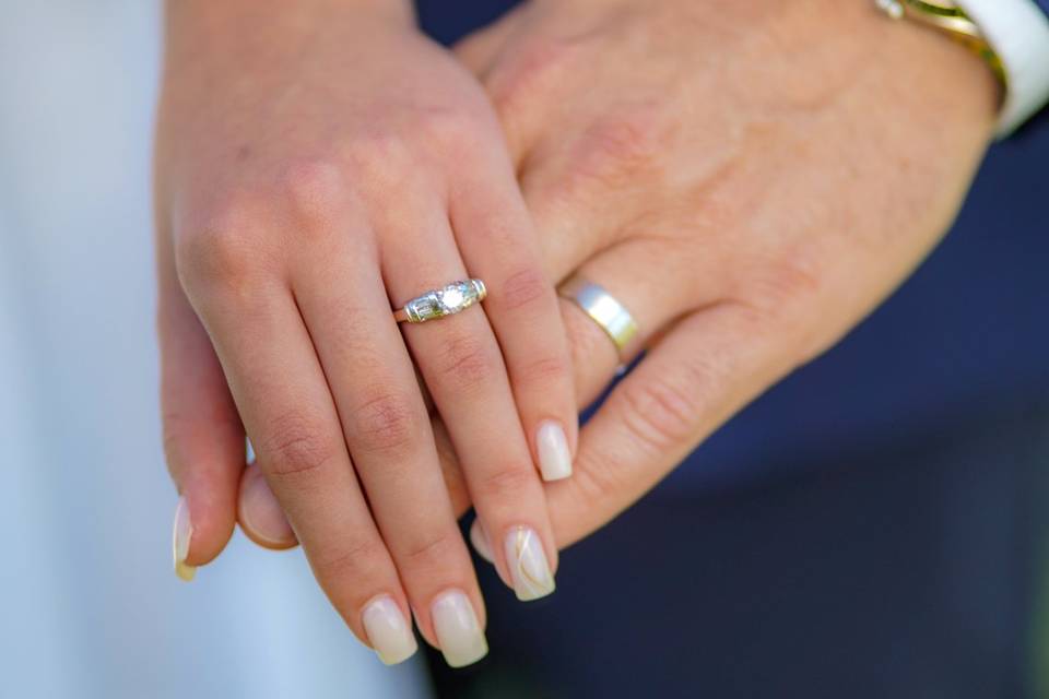 Intimate and romantic wedding