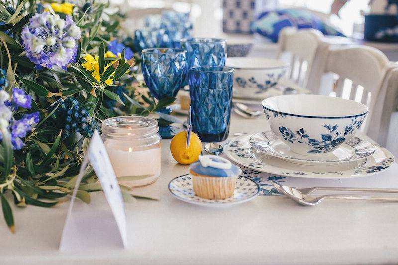 Blue and Yellow Wedding