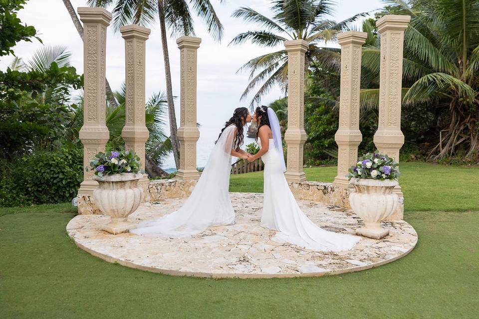 Happy brides
