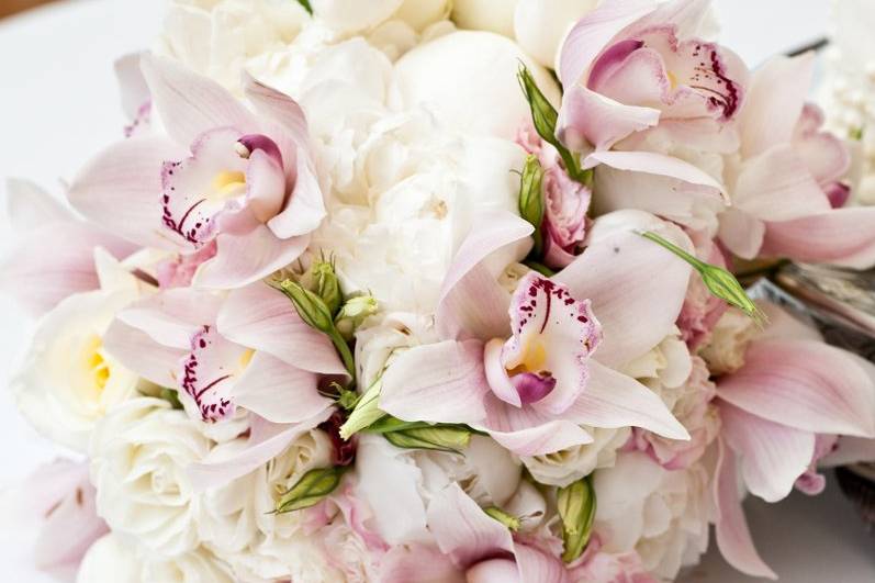 luxury pink orchid bouquet