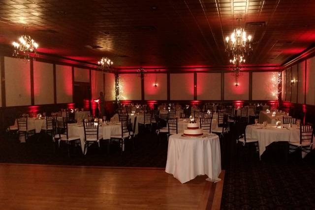 MA Wedding DJ with uplighting