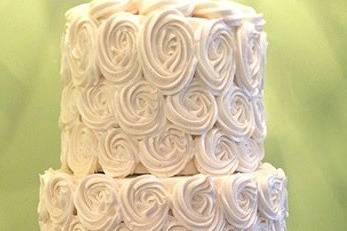 Rosette Wedding Cake