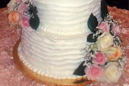 Buttercream Ribbon Cake