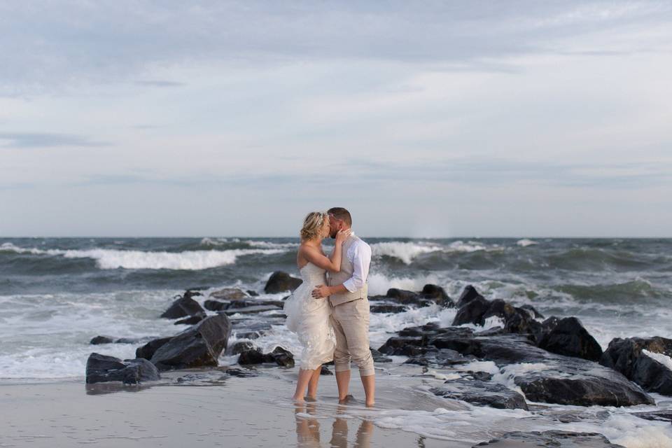Oceanfront nuptials