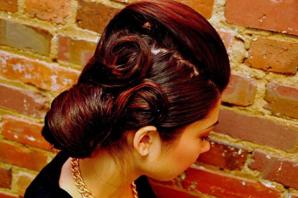 Bridal up do