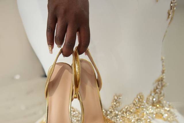 Golden shoes